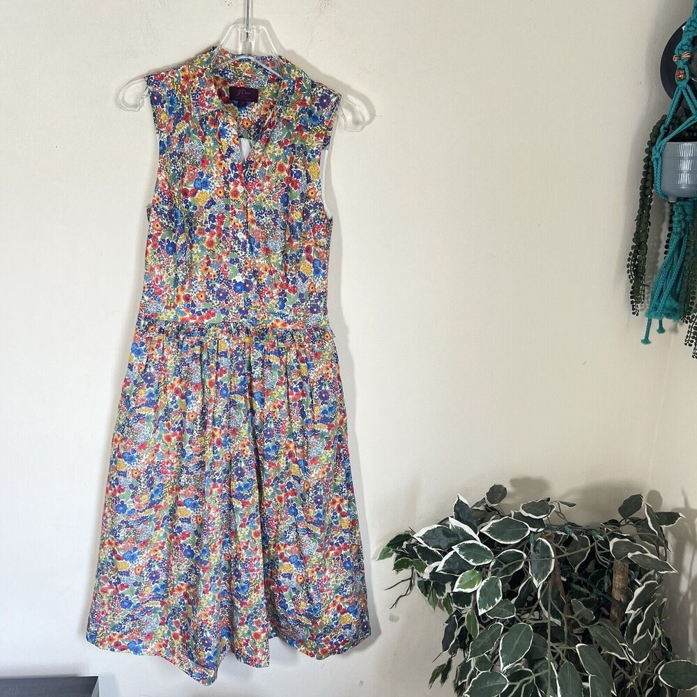 J. Crew Liberty Margaret Annie Floral Midi Dress